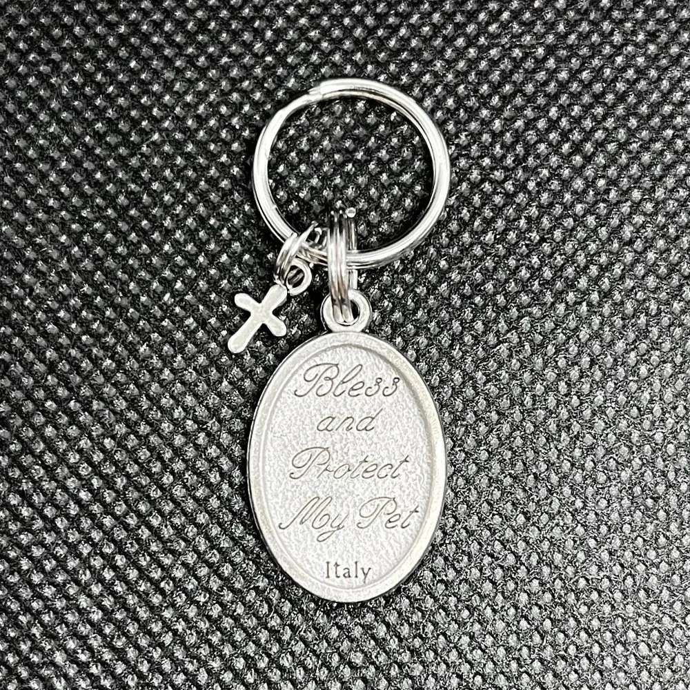 St. Francis Pet Collar Medal - Picture 3 of 5